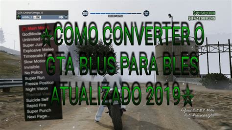 COMO CONVERTER O GTA V DE BLUS Para BLES NO PS3 HEN E CFW YouTube