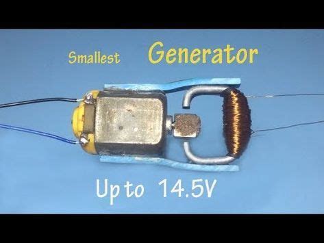 How To Make A Smallest Generator V Generator Homemade Dynamo Up