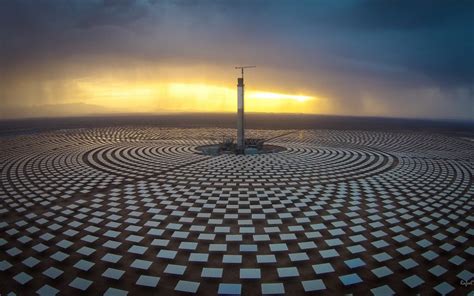 Nooro Iii Central Tower Solar Thermal Power Plant In Ouarzazate