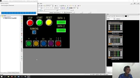 Tutorial Hmi Cx Designer Cara Membandingkan Data Menggunakan Program