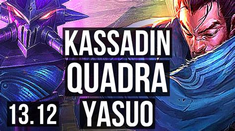 Kassadin Vs Yasuo Mid Quadra Legendary Games Kr Master