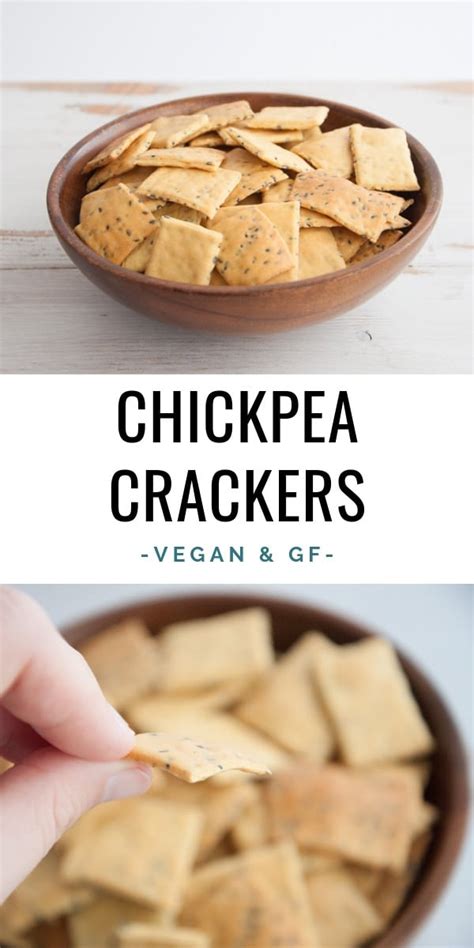 Gluten Free Chickpea Crackers Recipe Elephantastic Vegan