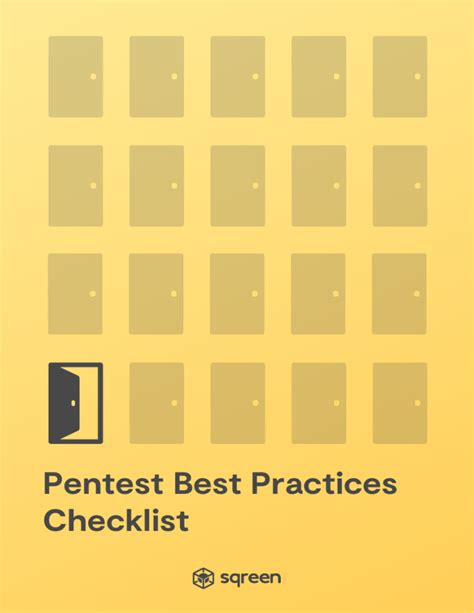 Pentest Best Practices Checklist