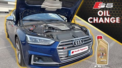 How To Change Oil On Audi S5 A5 S4 A4 B9 2017 18 A5 S5 Oil Change