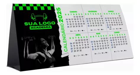 Kit 50 Calendários De Mesa Triangular 2025 Personalizado Frete grátis