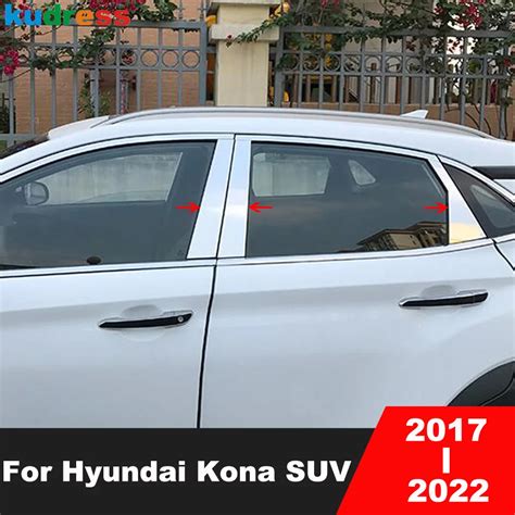 For Hyundai Kona Encino Kauai Suv Stainless Car Window