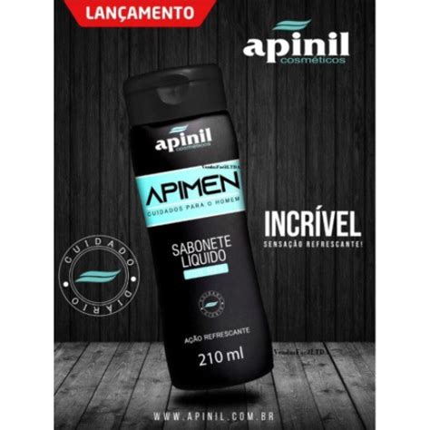 Sabonete Intimo Apinil Liquido Masculino Apimen Ml Shopee Brasil