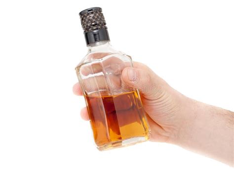 Hand Holding An Bottle Stock Photo Image Of Bottle Alcohol 18666770