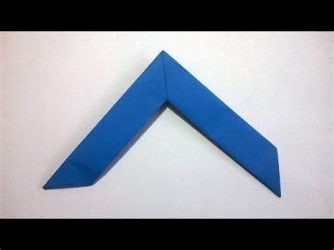 Como Hacer Un Boomerang De Papel Origami Youtube Sobres De Papel