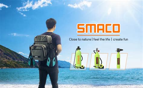 Smaco S700 2l Mini Scuba Tank With Best Backpack