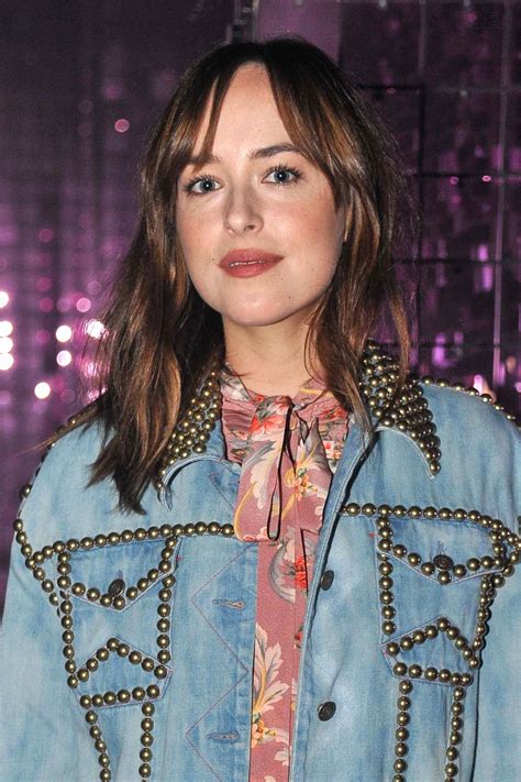 Dakota Johnson At Gucci Fashion Show At Milan Fashion Week 09212016