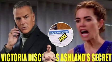 The Young And The Restless Spoilers Victoria Discovers Ashlands