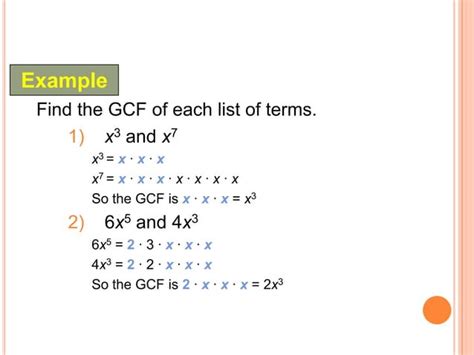 Factoring Polynomials Ppt