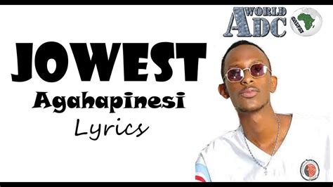 Agahapinesi By Jowest Lyrics Video Youtube