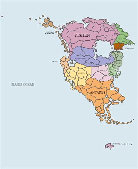 A nice major province map of Centaura | Fandom