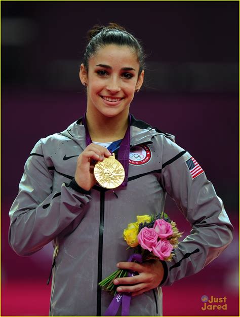 Aly Raisman Gold Medal On The Floor At 2012 Olympics Photo 487035