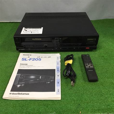 【傷や汚れあり】ソニー Sony ビデオカセットレコーダー Betamax Sl F205 ベータビデオデッキ 5 7の落札情報詳細