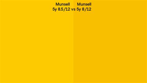 Munsell 5y 8 5 12 Vs 5y 8 12 Side By Side Comparison