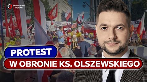 Patryk Jaki na proteście w obronie ks Olszewskiego YouTube