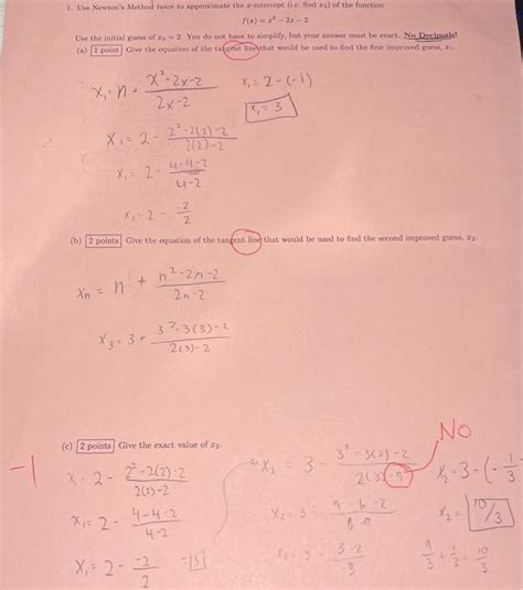 Solved F X X2−2x−2 Use The Initial Guess Of X0 2 You Do