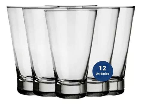 Juego Set X 12 Vaso Trago Largo Nadir Ilhabela 400 Ml