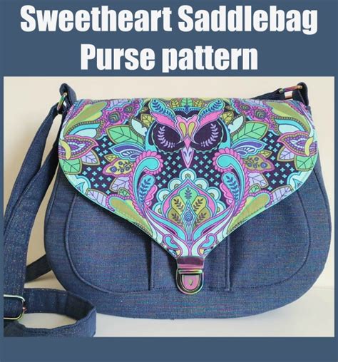 Sweetheart Saddlebag Purse Sewing Pattern With Videos Sew Modern Bags