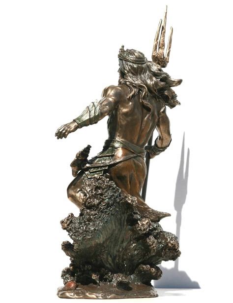 Poseidon Greek God Of The Sea Neptune Figurine Statue Etsy