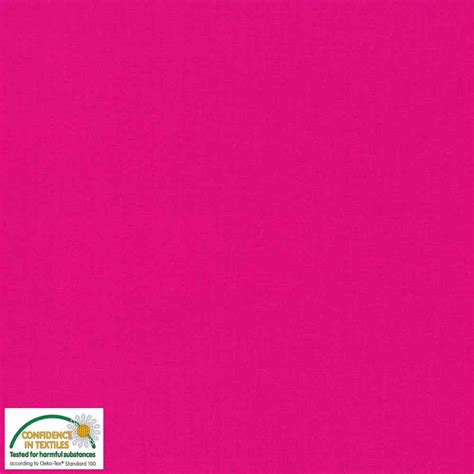 Plain Cotton Fuschia Pink Sew Busy In Fleet