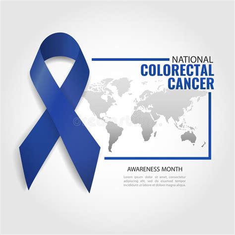 Colorectal Cancer Awareness Stock Illustrations Colorectal Cancer