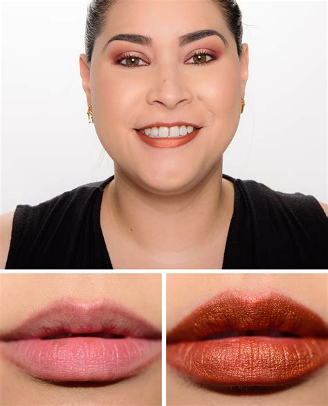 Maybelline Copper Spark Color Sensational Matte Metallics Lipstick Review And Swatches