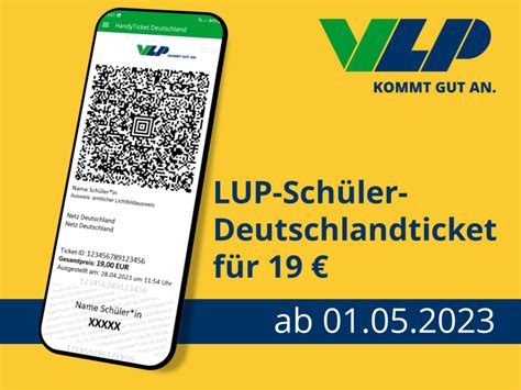 Vlp Bietet Ab Lup Sch Ler Deutschlandticket An