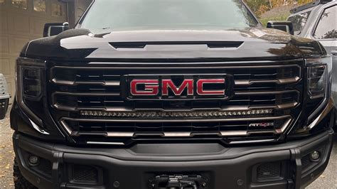 GMC Sierra AT4X Rigid Light Bar Installation YouTube