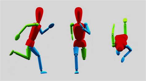 Run Cycle Male 3ds Max Animation Front Back Top View Youtube