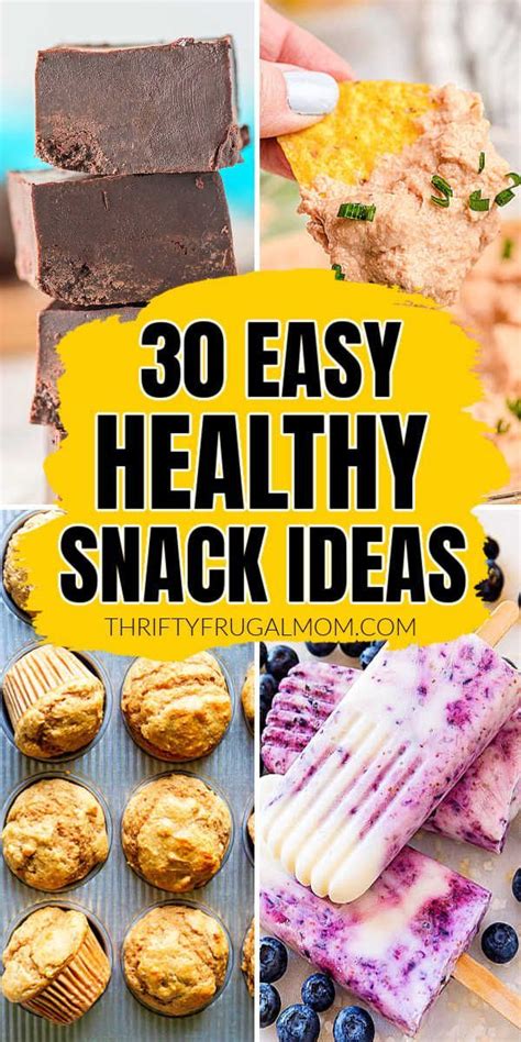 Healthy Snack Ideas That Are Easy To Make