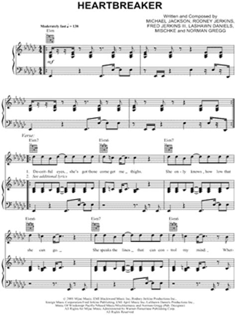 Heartbreaker Sheet Music Arrangement Available Instantly Musicnotes