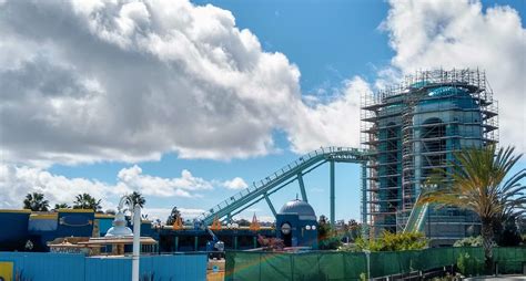 Behind The Thrills Tidal Twister Goes Vertical Seaworld San Diego