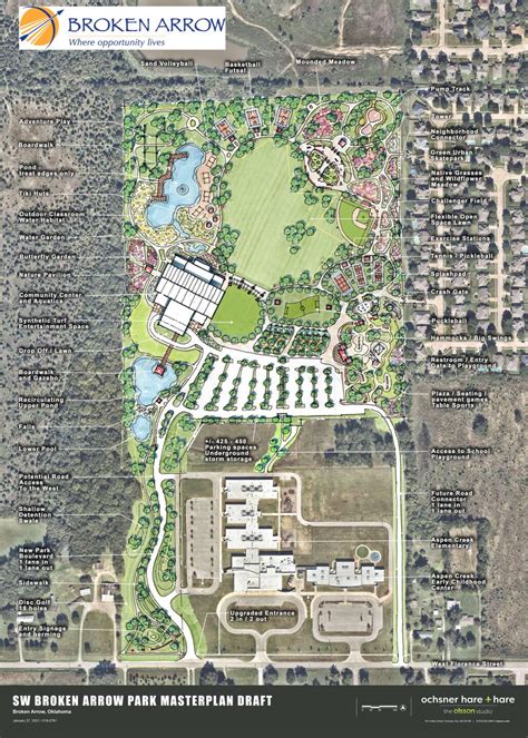 Name Master Plan Revealed For 53 Acre Park In Broken Arrow