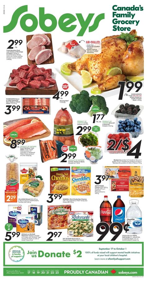 Sobeys Weekly Flyer Specials Grocery Grocery Store Food