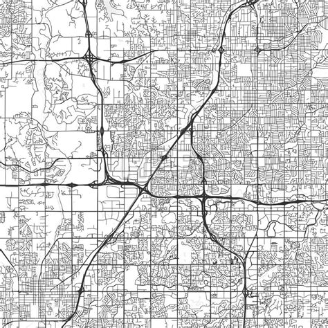 Lenexa Kansas Area Map Light Hebstreits Sketches Area Map