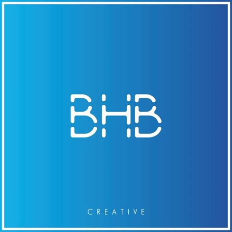 Bhb Creative Vector Ltimo Dise O Del Logotipo Ltimo M Nimo Logotipo