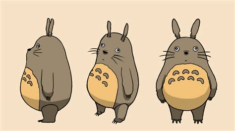 Three Views Of Totoro From My Neighbor Totoro By Rubj On Deviantart