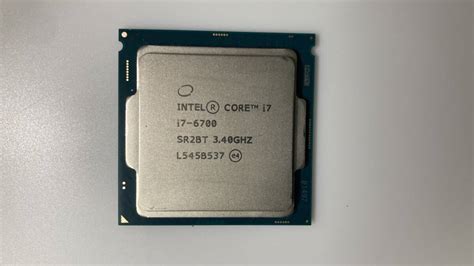 Yahooオークション 【cpu 動作品】intel Core I7 6700 340ghz Sr2bt