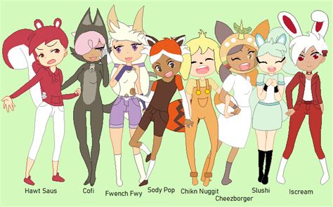 Chikn Nuggit Gang As Humans By Cassyperez04 On Deviantart