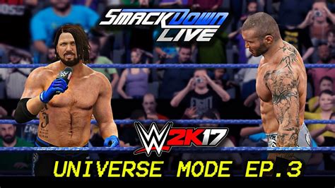 Wwe 2k17 Universe Mode Ep 3 Highlights Sdlive Wwe 2k17 Um Episode 3