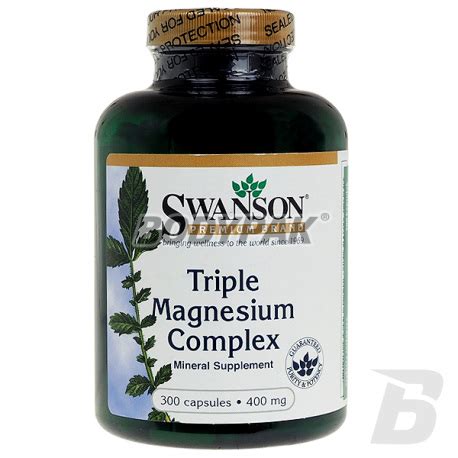 Swanson Triple Magnesium Complex 400mg 300 Kaps 59 99 Pln Opinie