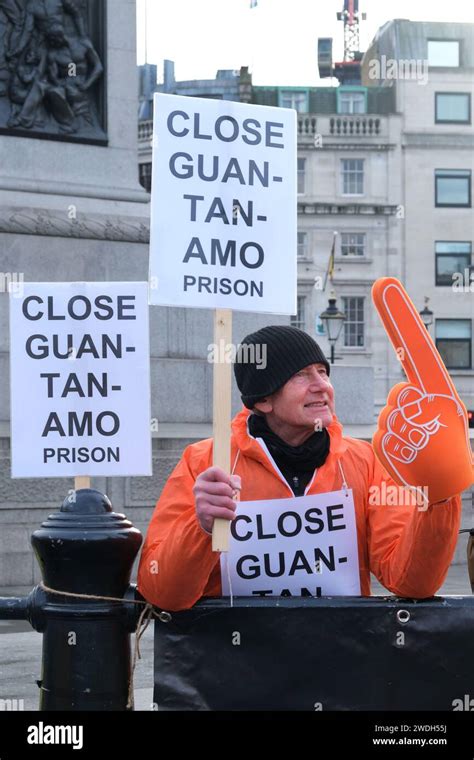 London Uk 20th January 2024 Activists Hold A Vigil Marking The 22nd