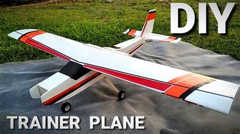 How To Make Rc Trainer Airplane Diy Model Airplane For Beginners