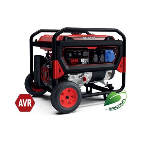 Groupe électrogène à essence Mosa avec AVR 6Kw GE 6900