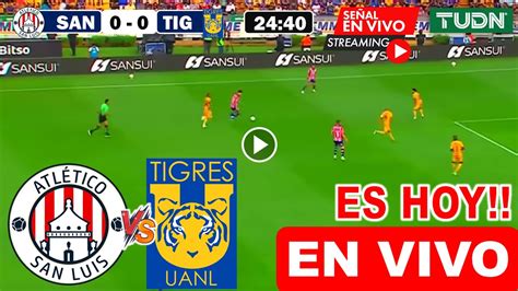 San Luis Vs Tigres EN VIVO Hoy Liga MX 2024 Donde Ver Atl San Luis Vs