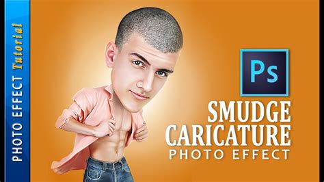 Photoshop Caricature Smudge Painting Effect Photoshop CC Tutorial